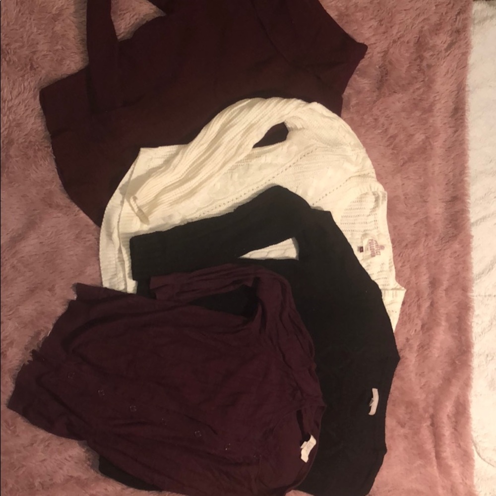 6 name brand sweaters